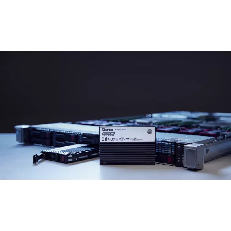 Kingston Technology 15.36TB DC3000ME U.2 PCIe 5.0 NVMe TCG Opal ettevõtte SSD
