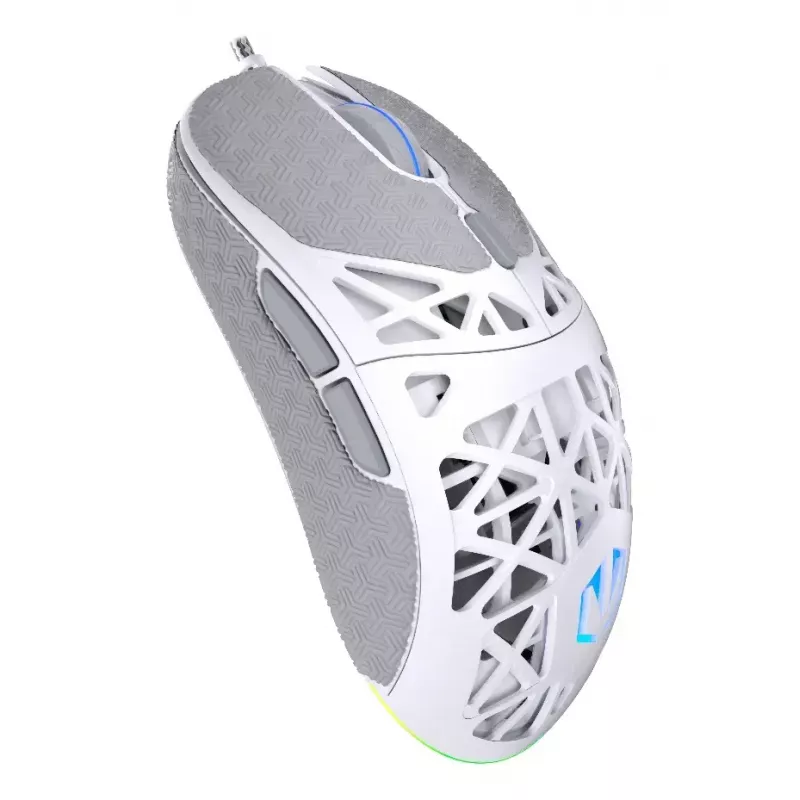 ENDORFY LIV Onyx Valge — juhtmega mängurihiir, mõlemakäeline, optiline 12000 DPI, 6 nuppu, 1,8 m kaabel