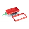 Haagis Siku Tandem-axle trailer Kokkupandud 1:32 — Mõõtkava 1:32, L184×S63×K72 mm