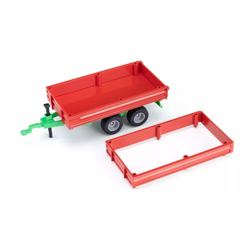 Haagis Siku Tandem-axle trailer Kokkupandud 1:32 — Mõõtkava 1:32, L184×S63×K72 mm