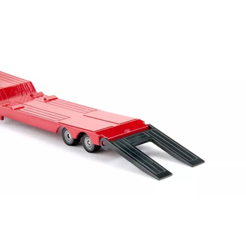 Siku MAN veok koos teerulliga, Veoauto/haagise mudel, 1:87, MAN, Poiss/Tüdruk, Metall, Plast, Punane, Kollane