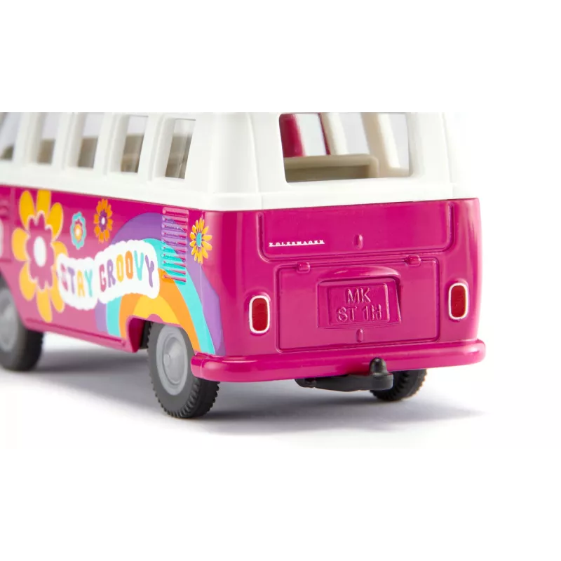 Siku VW T1 Samba bussimudel kokkupandud 1:50