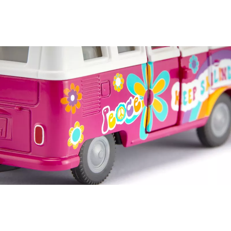Siku VW T1 Samba bussimudel kokkupandud 1:50