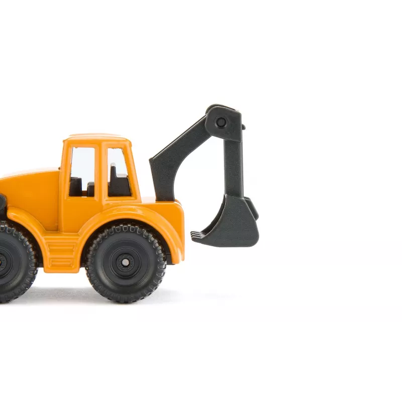 Siku MAN veoauto kopalaaduriga, veoauto/haagise mudel, 1:87, MAN, poiss/tüdruk, metall, plastik, sinine, kollane