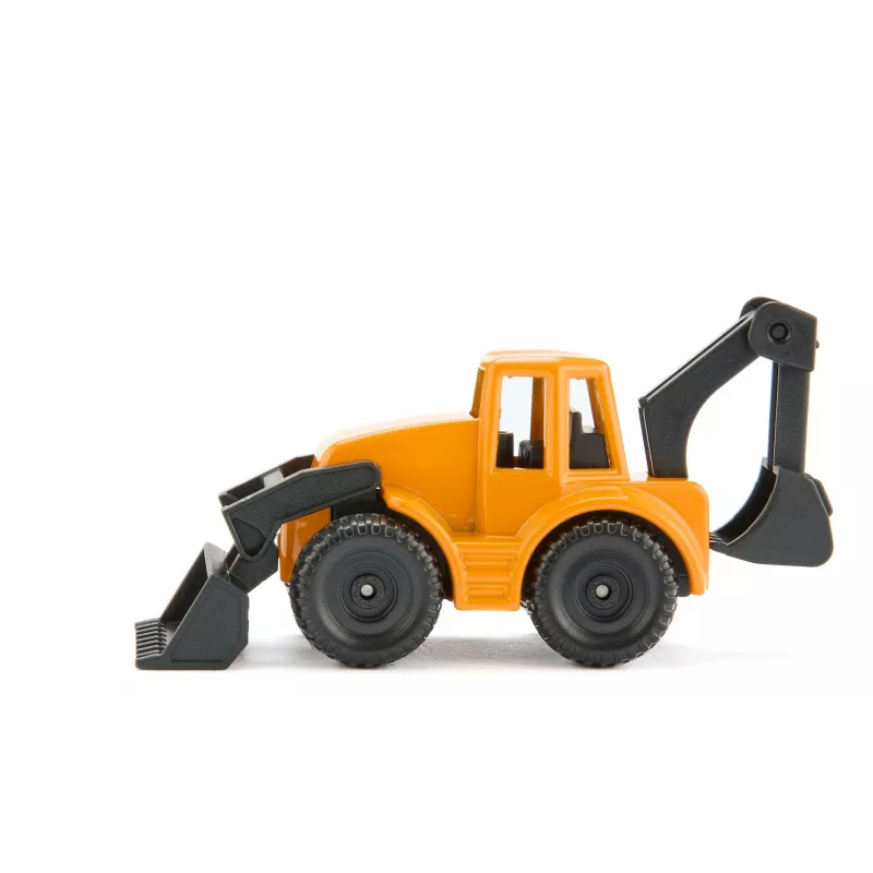 Siku MAN veoauto kopalaaduriga, veoauto/haagise mudel, 1:87, MAN, poiss/tüdruk, metall, plastik, sinine, kollane
