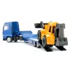 Siku MAN veoauto kopalaaduriga, veoauto/haagise mudel, 1:87, MAN, poiss/tüdruk, metall, plastik, sinine, kollane