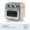 Ariete 4632 õhufritüür ja ahi Vintage, 1400W, 2in1, mahutavus 16L, tarvikud kaasas, taimer 60 minutit, topeltklaas, sinine