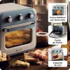 Ariete 4632 õhufritüür ja ahi Vintage, 1400W, 2in1, mahutavus 16L, tarvikud kaasas, taimer 60 minutit, topeltklaas, sinine