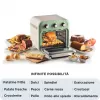 Ariete 4632 õhufritüür ja ahi Vintage, 1400W, 2in1, mahutavus 16L, tarvikud kaasas, taimer 60 minutit, topeltklaas, roheline