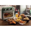 Ariete 4632 õhufritüür ja ahi Vintage, 1400W, 2in1, mahutavus 16L, tarvikud kaasas, taimer 60 minutit, topeltklaas, roheline
