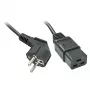 Lindy toitekaabel Must 2 m CEE7/4 IEC C19
