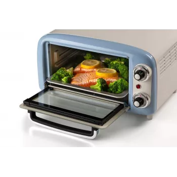 Ariete 3919 Elektriahi Vintage, 800W, 10L maht, topeltklaas, Retro, Sinine