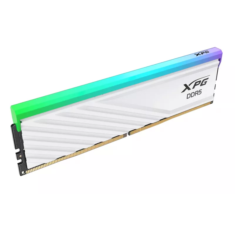 DIMM 32 GB DDR5-6000 (2x 16 GB) Dual-Kit, Arbeitsspeicher weiß, AX5U6000C3616G-DTLABRWH, XPG Lancer Blade RGB, INTEL XMP, AMD EXPO