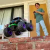 Monster Jam, ametlik Smash & Bash Grave Digger kaugjuhitav sise- ja välissõiduk, 1:15 mõõtkavas parandatav monsterveoauto, laste mänguasjad poistele ja tüdrukutele alates 4. eluaastast