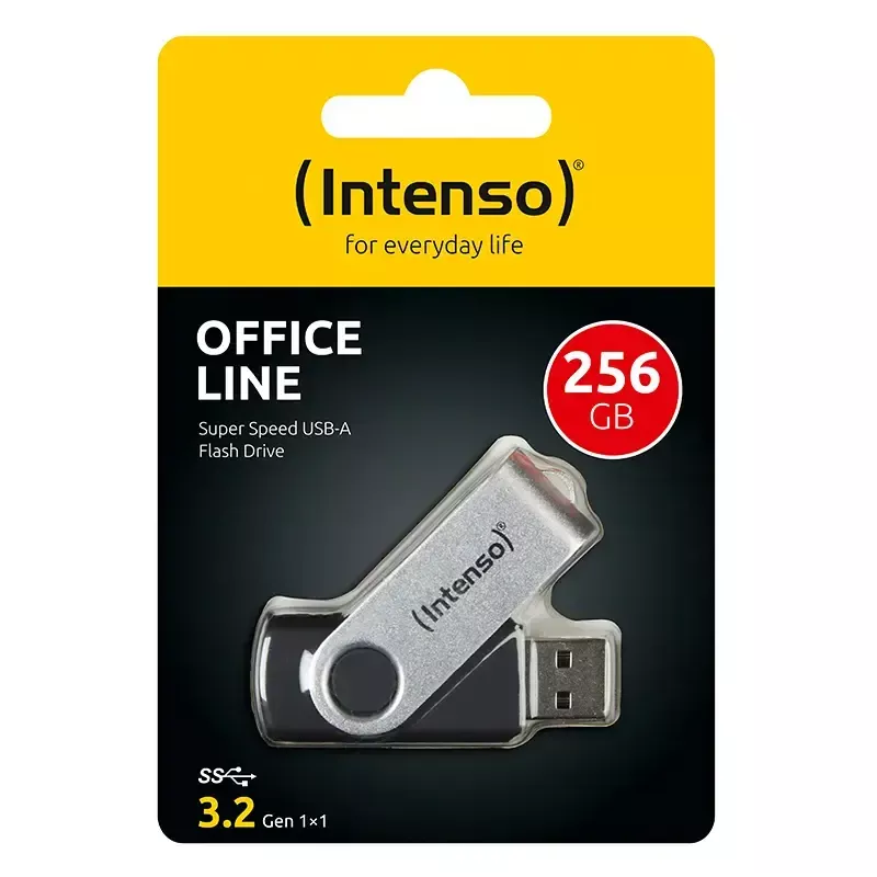 USB-mälupulk Intenso 256GB USB-A 3.2 Gen 1 Office Line