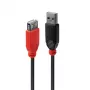 Lindy 5m USB 2.0 Active Extension õhuke, 5 m, USB A, USB A, USB 2.0, 0,48 Gbit/s, Must