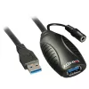 USB-pikenduskaabel Lindy 15m USB 3.0 aktiivne pikendus