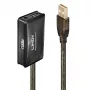 Lindy 10m USB 2.0 aktiivne pikendusjaotur, USB 2.0, USB 2.0, 480 Mbit/s, hall, 28/24, 10 m