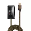Lindy 10m USB 2.0 aktiivne pikendusjaotur, USB 2.0, USB 2.0, 480 Mbit/s, hall, 28/24, 10 m