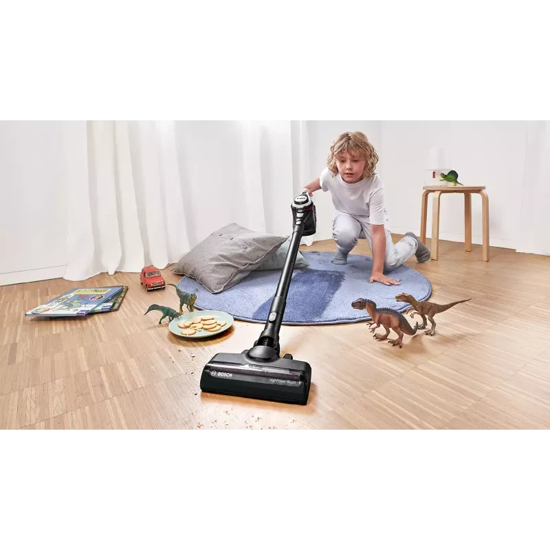 Bosch Serie 8 BSS825ALL pulkpuhasti/elektriline luud Aku Kuiv Kotita Must, Valge 5 Ah
