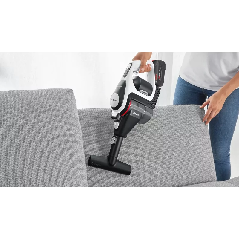 Bosch Serie 8 BSS825ALL pulkpuhasti/elektriline luud Aku Kuiv Kotita Must, Valge 5 Ah