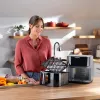 NutriBullet CrispLite Vision 8 L eraldiseisev 2000 W kuumaõhufritüür Must