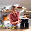 NutriBullet CrispLite Vision 8 L eraldiseisev 2000 W kuumaõhufritüür Must