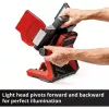 Juhtmeta lamp EINHELL TP-CL 18/3000 Li Set Solo — laetav töövalgusti, punane, müüakse ilma aku ja laadijata