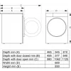 Gorenje WPNEI84A1TS pesumasin eestlaetav 8 kg 1400 p/min valge