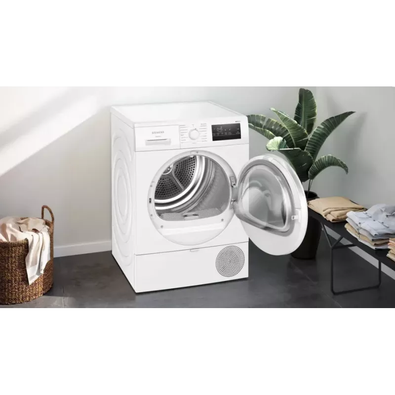 Siemens iQ300 WT45HVA4 kondentskuivati Eraldiseisev Eestlaetav 8 kg Valge