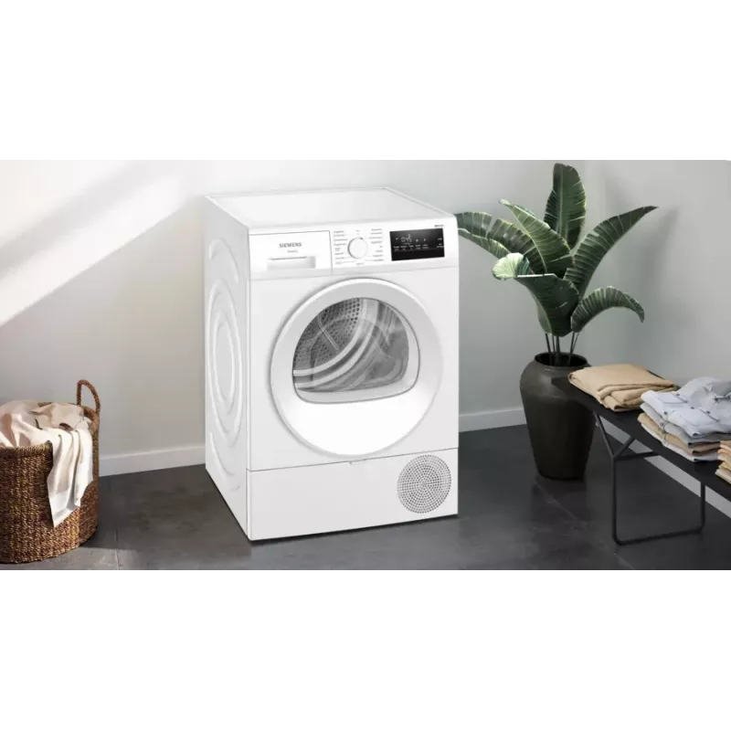 Siemens iQ300 WT45HVA4 kondentskuivati Eraldiseisev Eestlaetav 8 kg Valge