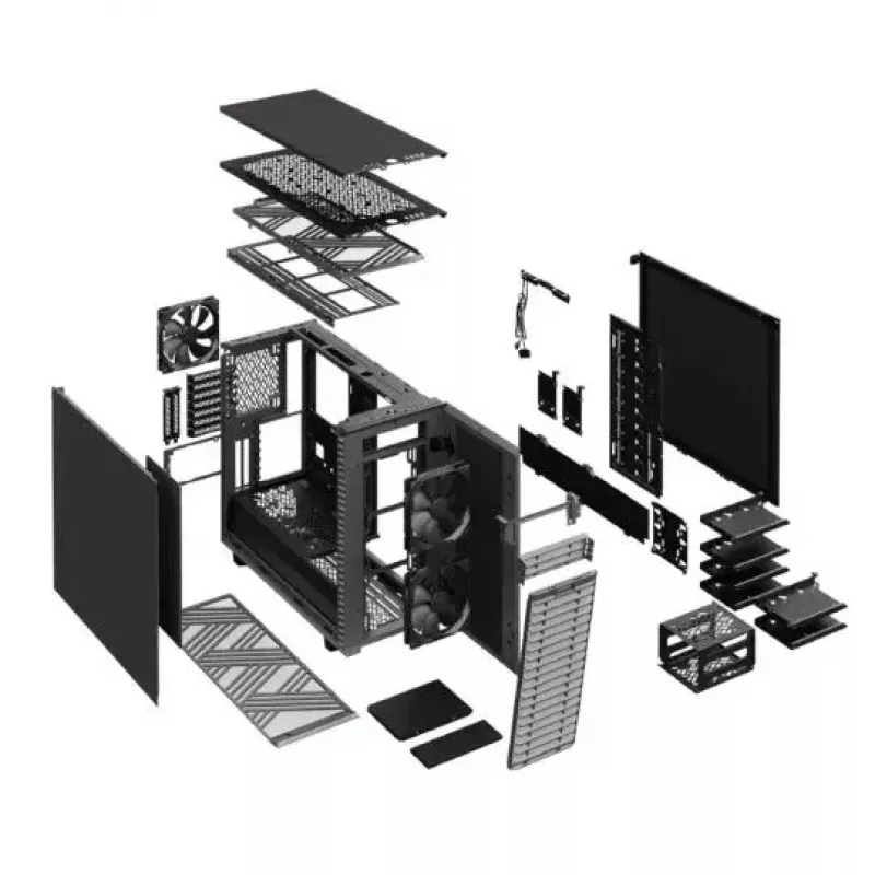 PC korpus Fractal Design Define 7 Midi Tower hall