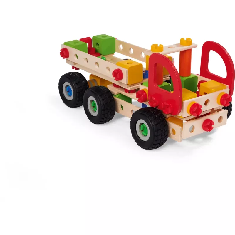 Ehitusmängukomplekt Simba-Dickie Eichhorn Constructor Trucks — 135 osa, sõiduki- ja plokielemendid ehitamiseks