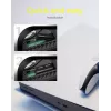 Jahutusradiaator ICY BOX IB-M2HS-PS5 PlayStation 5-le Must 27mm x 76mm x 9mm