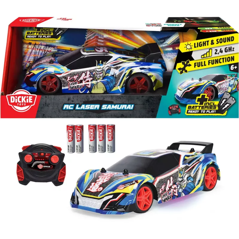 Raadio teel juhitav auto Simba-Dickie Dickie RC Laser Samurai mõõtkavas 1:20