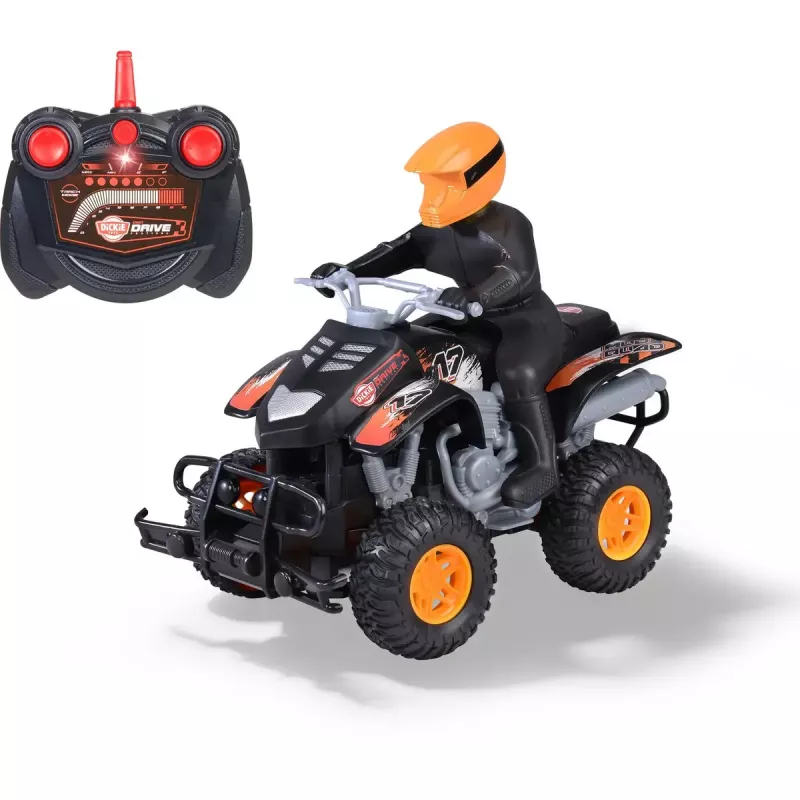Simba‑Dickie puldi juhitav mudane ATV, 1:18 mõõtkavas, RC mängu-ATV, akutoitel