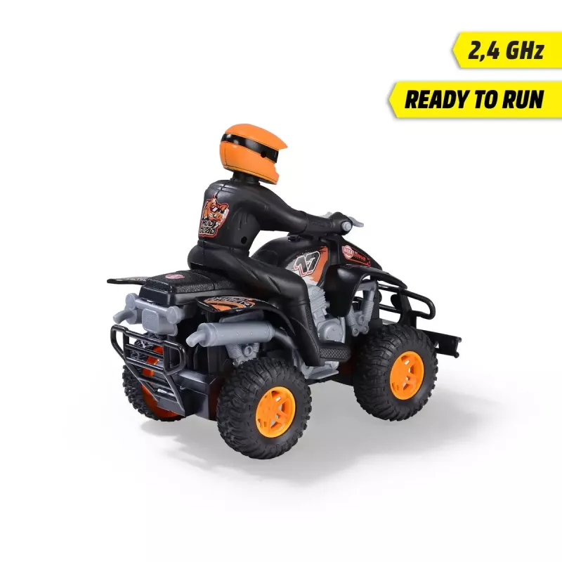 Simba‑Dickie puldi juhitav mudane ATV, 1:18 mõõtkavas, RC mängu-ATV, akutoitel