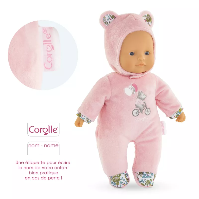 Pehme mängukaru Simba‑Dickie Corolle Mon Doudou Corolle Sweetheart roosa — mõnunuputüüp