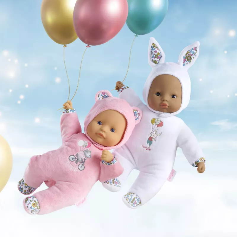 Pehme mängukaru Simba‑Dickie Corolle Mon Doudou Corolle Sweetheart roosa — mõnunuputüüp