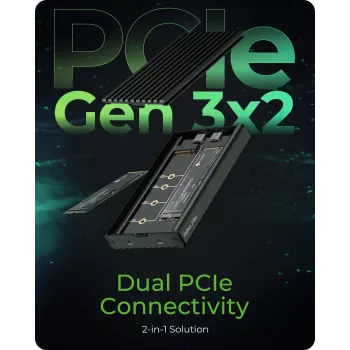 ICY BOX IB-2817M-C32 SSD korpus Must M.2