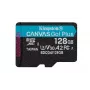 Kingston Technology 128GB microSDXC Canvas Go Plus Gen4 200R A2 U3 üksikpakend ilma adapterita