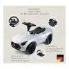 Sõidutav auto Simba-Dickie BIG Mercedes-AMG GT hõbedane/must – laste tõuke-/jalaga sõiduk