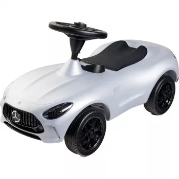 Sõidutav auto Simba-Dickie BIG Mercedes-AMG GT hõbedane/must – laste tõuke-/jalaga sõiduk
