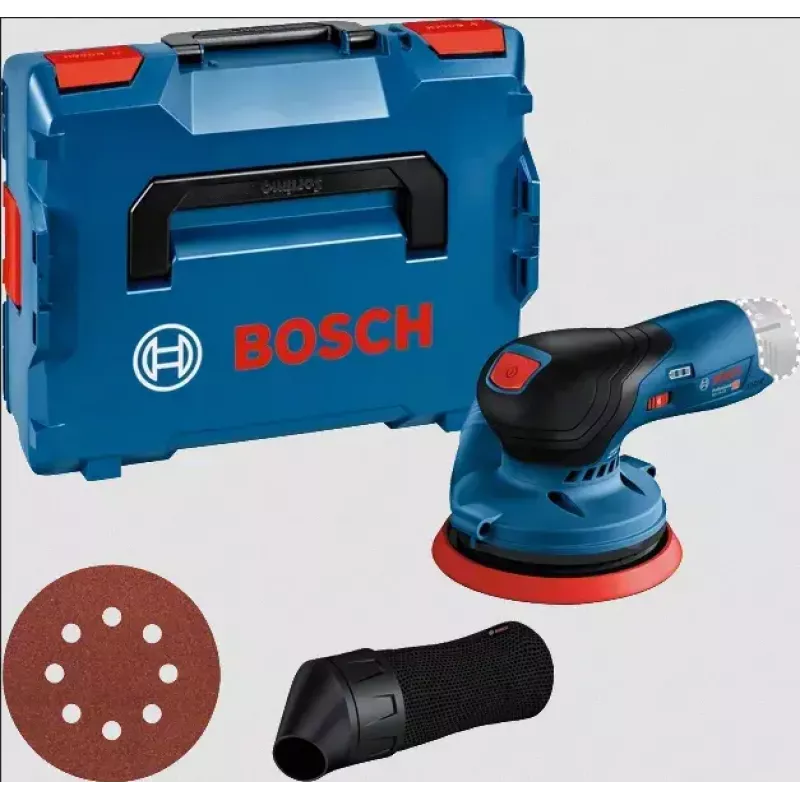 Bosch GEX 12V-125 Professional ketassander 10000 RPM 20000 OPM must, sinine, punane