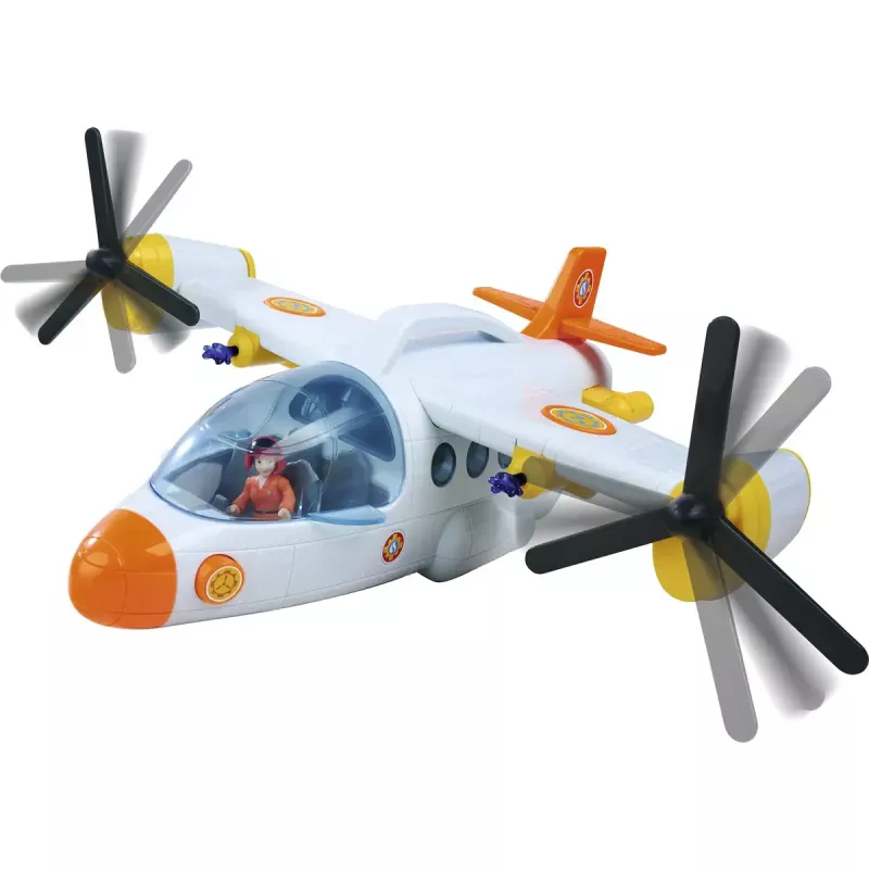 Mängusõiduk Simba‑Dickie Fireman Sam Fire Swift päästelennuki mudel 109252615, laste mängulennuk