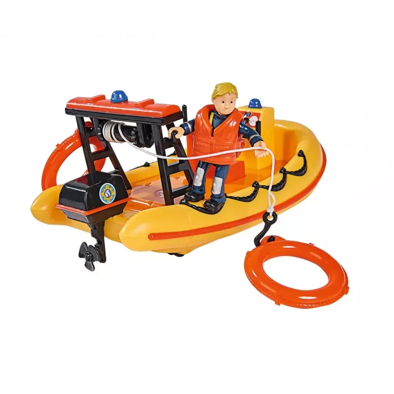 Simba-Dickie Fireman Sam Neptun paat kujukesega — mängusõiduk