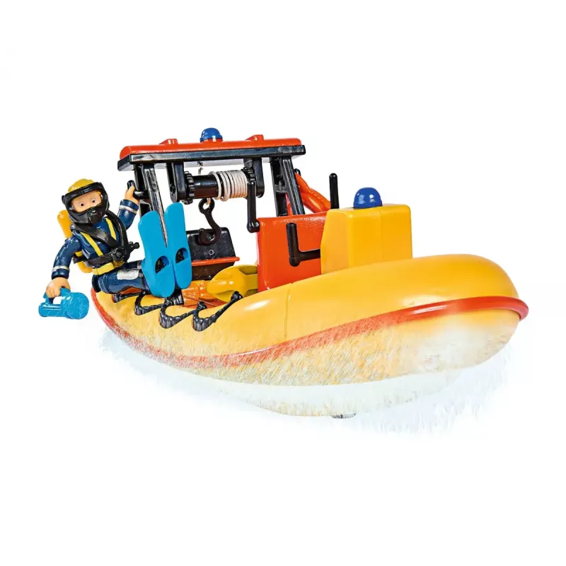 Simba-Dickie Fireman Sam Neptun paat kujukesega — mängusõiduk