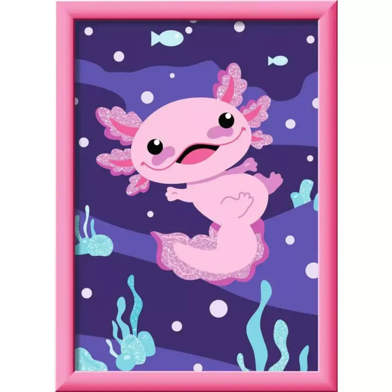 Värvimiskomplekt Ravensburger CreArt — Axolotl (kunstikomplekt) Ravensburgerilt