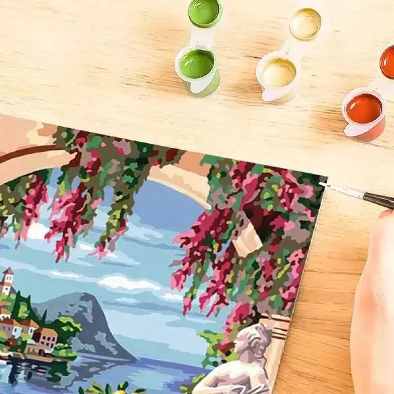 Puzzle Ravensburger CreArt Premium Lake Maggiore, maalimotiiv, mudel 25963