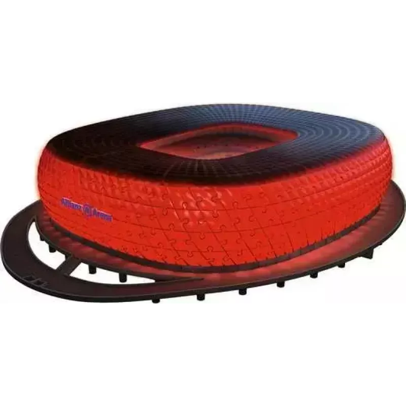 3D pusle Ravensburger Iconics Allianz Arena valgustusega, 216 tükki